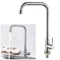Kitchen Faucet Rotating Stainless Steel Single Lever Basin Faucet Deck-Mounted Kitchen Sink Single