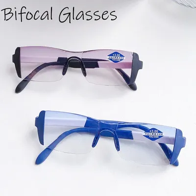 Trend Ultra-light Reading Glasses Bifocal Glasses Magnifying +1.0~+4.0 Diopter Vision Care Elders