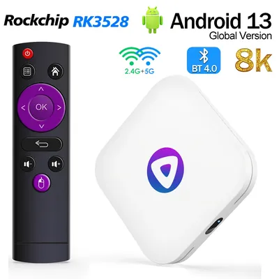 Original H96MAX M1 RK3528 Smart TV Box Android13 BT4.0 8K WiFi6 H.265 Streaming Media Players HDR