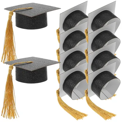 6cm Lids Hats Cap Graduation Party Favors Candy Box Graduation Cap Gift Boxes Graduation Party