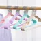 10pcs Dry Clothes Hanging Rack Black Adult Clothing Hanger Plastic Hangers Household Clothes Dress