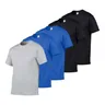 GILDAN-Camiseta De Algodón 100% Para Hombre Ropa Unicolor Blanca Y Negra Top De Skater 5