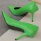 2023 Luxury Women 8cm High Heels Pumps Scarpins Office Pumps Lady Designer Green Low Heels Prom