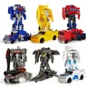 2024Transformation Transformers Optimus Prime Toy Robot One Step Deformation Car Action Figure Model
