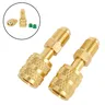 "2Pcs Air Conditioning Adapter Male 5/16"" SAE Female 1/4"" SAE For R410 R32 Adapter Air Conditioning"