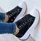 New Fashion Summer Women's Casual Shoes Large Size Sports Shoes Women's Lace-up Tennis Shoes Low-top