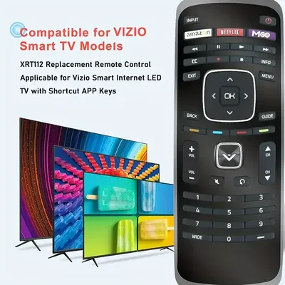 New Upgrade Your Vizio Smart TV WithThe XRT112 V2 Remote Control No Setup Required!