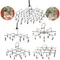 Foldable Stainless Steel Underwear Sock Dryer Laundry Rack Flat Head Clothes Hanger Airer Rust