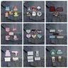 2~7Pcs/Set Enamel Pin Retro Gothic Buttocks Funny Dialog Letter Quote Brooch Quote Animal Lapel