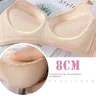 Summer Thickened Bra with An Extra Thickness of 8cm Gathered Flat Bra with Extra Thickness and No