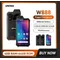 UNIWA W888 Waterproof Smartphone 4GB+64GB 6.3Inch FHD/HD 4G Walkie Talkie PTT Cellphone 5000mAh NFC
