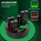 Charger for Xbox One Battery Pack Charger Station forwith 4×1200mAh Xbox Battery Pack for Xbox