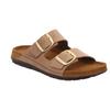 Pantolette ROHDE "Rodigo-D", Damen, Gr. 35, beige (natur), Leder, klassisch, Schuhe, Sommerschuh, Schlappen, Hausschuh mit Schnallenverschlüsse, Topseller