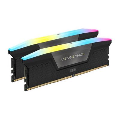 Corsair 32GB VENGEANCE RGB DDR5 6000MT/s DIMM Memory Kit (Black, 2 x 16GB) CMH32GX5M2X6000C30