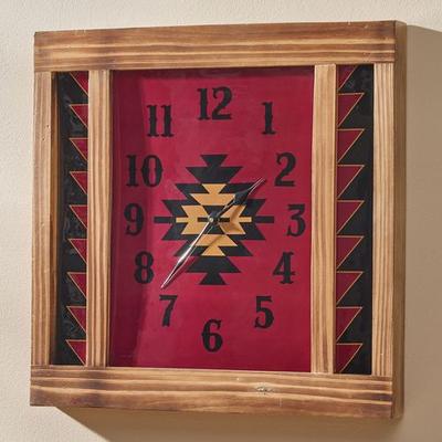 Red Dawn Wall Clock , Red