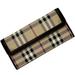 Burberry Accessories | Burberry Bi-Fold Long Wallet Brown Beige Nova Check 3463739 Ec-20159 Pvc Leat... | Color: Brown | Size: Os