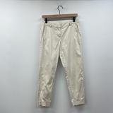 J. Crew Pants & Jumpsuits | J. Crew Mid-Rise Chino Ankle Trouser Career Business Minimalist Cream 2 | Color: Cream/Tan | Size: 2