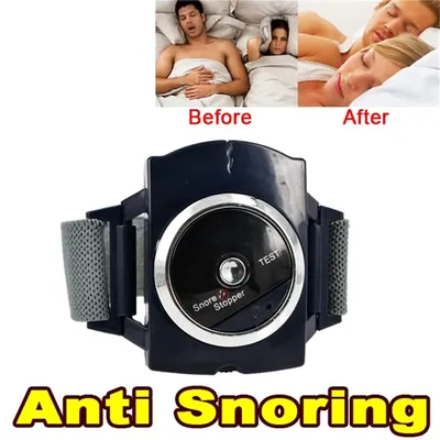 Professional Electronic Auto Anti Snore Wristband New Cessation Cure Solution Sleeping Night Guard Aide Snore Go Away Biosensor