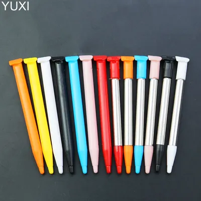YUXI 1PCS Touch Pen Metal telescopic pen & Touch pen Plastic For Nintendo New 2DS LL XL