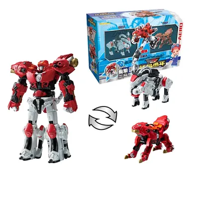 2 IN 1 METALIONS Transforming Animal to Robot Toys Korean TV Animation Deformation