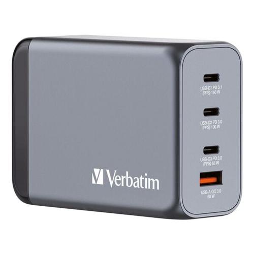 USB-Ladegerät 4-in-1 mit GaN-Technologie 240 W, Verbatim