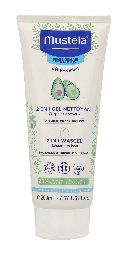Mustela 2-In-1-Reinigungsgel 200 ml Image