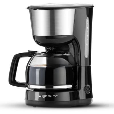 Aigostar - Kaffeemaschine Edelstahl, 1000 watt Filterkaffeemaschine Glaskanne bis 10 Tassen, 1,25l, Image