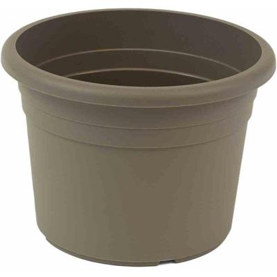 Topf cilindro ø 20 x 14,1 cm, taupe Rundes Kunststoffgefäß mit Bodenlöchern Image