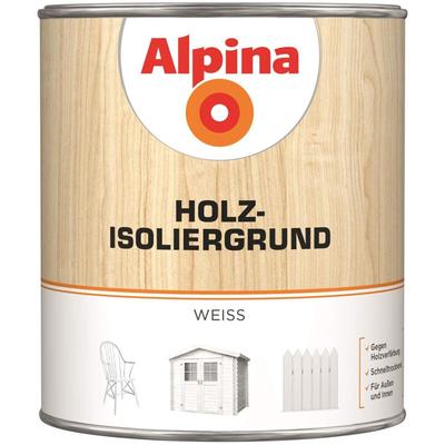 Holz Isoliergrund 0,75 Ltr. weiß für Innen un Außen - Alpina Image