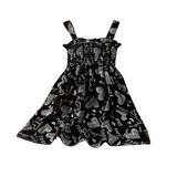 Akiihool Special Occasion Dresses for Girl Knit Crew Neck Sleeveless Solid Twirl Dresses Black 90