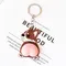 Honey Peach Cartoon Fidget Toy Keychain Pendant Anti-Anxiety Stress Relief Hand Toys for Kids Adults