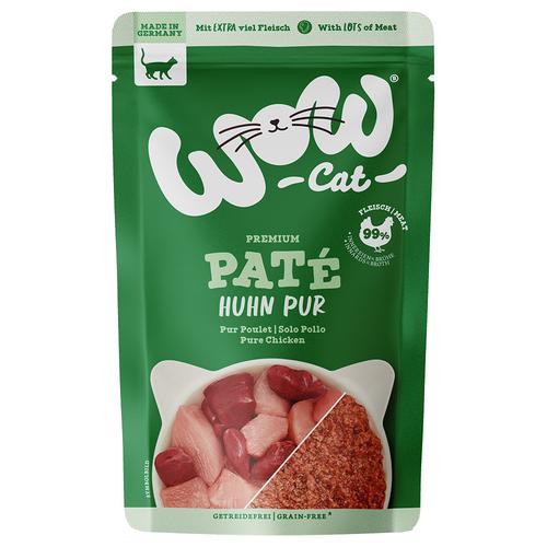 12x125g WOW Cat Adult Huhn Pur Katzenfutter nass