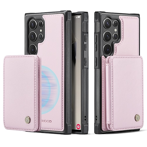 Handy Hülle Handyhüllen Für Samsung Galaxy S25 S24 S23 S23 FE S22 S21 Ultra Plus A55 5G A35 5G A25 A15 Rückseite Mit Ständer Magnetisch Kartenfach Retro TPU PC PU-Leder Image