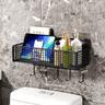 Bathroom Organiser Multifunctional Toiletries Organiser No-Punch Bathroom Shelf Bathroom Kitchen Wall Mount Storage Rack