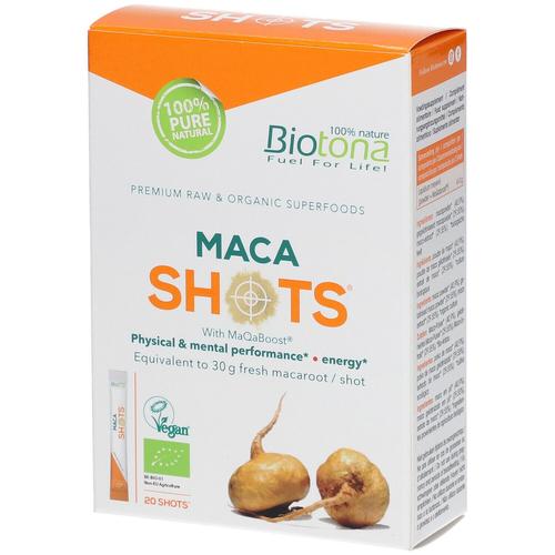 Biotona Maca Shots 20x2,2 g Beutel