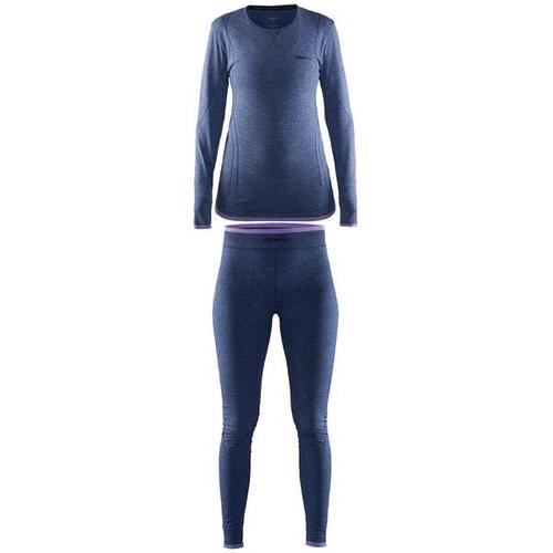 CRAFT Damen Unterwäschenset Damen Wäsche-Set »Active Comfort Baselayer W«, Größe XL in Blau