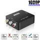 Convertitore da AV a HDMI Convertitore adattatore da RCA a HDMI 1080P HD AV2HDMI Adattatore da AV/CVSB a HDMI compatibile da AV a HDMI Switch HD-MI