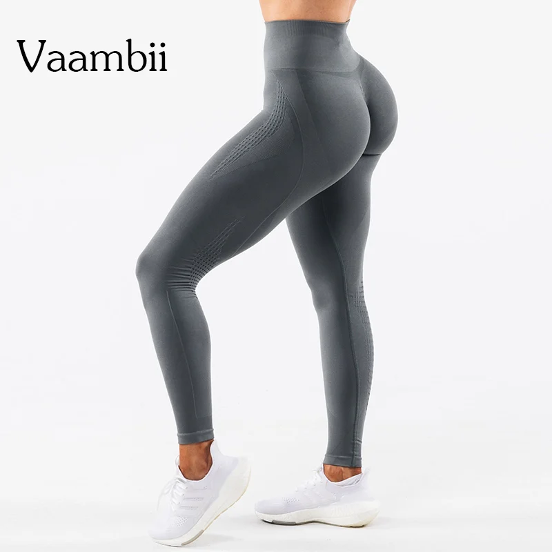 Bauch Kontrolle nahtlose Trainings hose Frau Outdoor Sport Fitness Gym Trainings hose Frauen Scrunch Butt Lifting Yoga Leggings Image