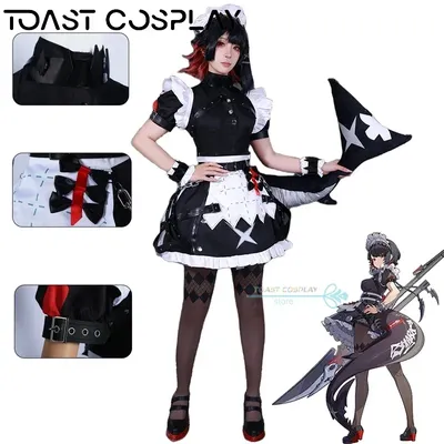Ellen Joe Cosplay Spiel Zenless Zone Zero Ellen Joe Cosplay Kostüm Dienstmädchen Outfit Zenless Zone Image