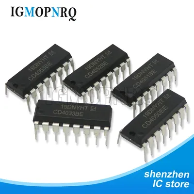 10PCS CD4051BE CD4052 DIP-16 CD4029BE CD4030BE CD4033BE CD4050BE CD4052BE CD4053BE CD4029 CD4030 CD4033 CD4050 CD4051 CD4053 DIP Image