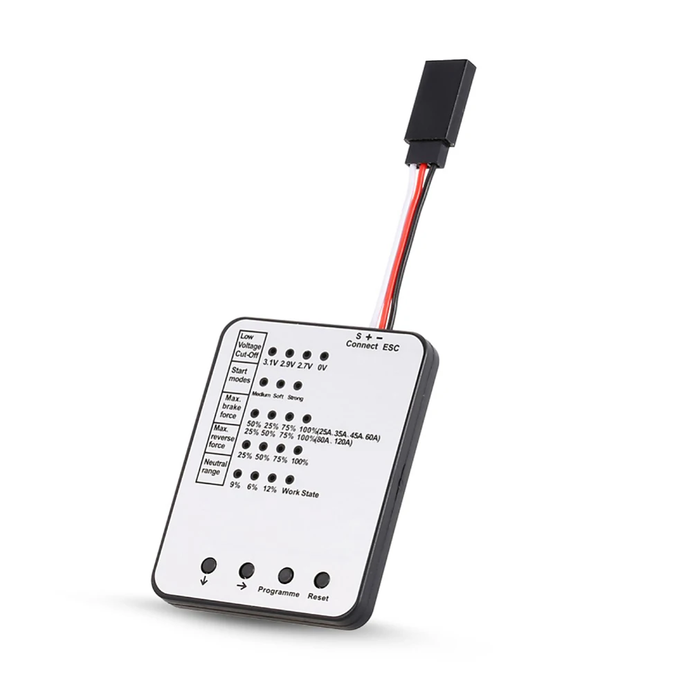 RC Auto Programm Karte ÜBERTREFFEN HOBBY LED Programmierkarte für RC Auto 25A/35A/45A/60A/80A/120A/150A Bürstenlosen ESC