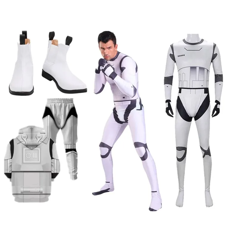 Imperial Cosplay Storm trooper Kostüm Overall Männer verkleiden Rollenspiel Outfits Halloween Karneval Party Anzug Image