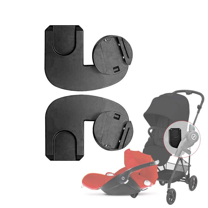 Kinderwagen-Adapter für Cybex Melio 2/3/Carbon/Pro und Aton Cloud Q/Z Autositzkorb Konverter Buggy-Anschluss Babyzubehör