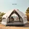 Tente extérieure hexagonale à ouverture rapide chambre plus lente camping familial voiture