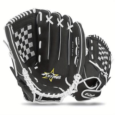 12.5-inch Baseball Glove For Beginners, Softball G...