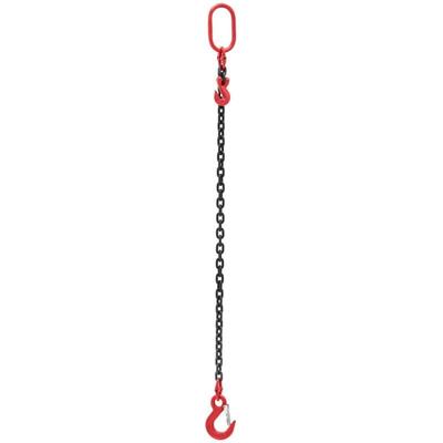 Steinberg Systems - Anschlagkette 1-Strang Kettengehänge Krankette 2000 kg 1 m schwarz Verkürzer Image
