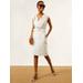 J.McLaughlin Women's Winifred Cap Sleeve Dress Sand, Size Small | Linen