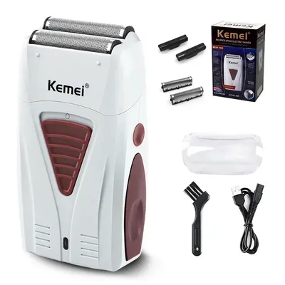 Kemei KM-3382 Men's Electric Shaver USB Charging Shaving Machine Cordless Shaver Male Professional