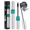 QIC 4D Silk Fiber Lash Mascara 2 in 1 Thrive Mascara Makeup Waterproof Lengthening Thickening Mascara VIBELY 4D