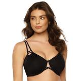 Plus Size Women's Amaranth Unlined Minimizer Bra by Paramour in Black (Size 36 G)